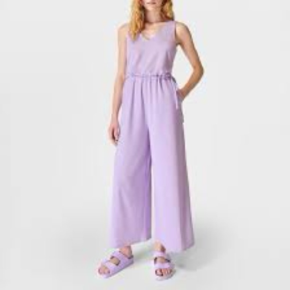 Sweaty Betty Light Purple Sleeveless Jumpsuit